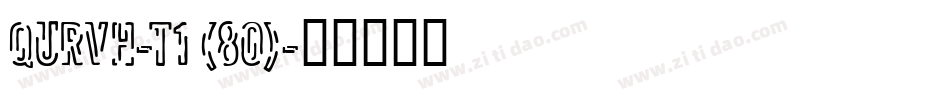 QURVH-T1 (80)字体转换
